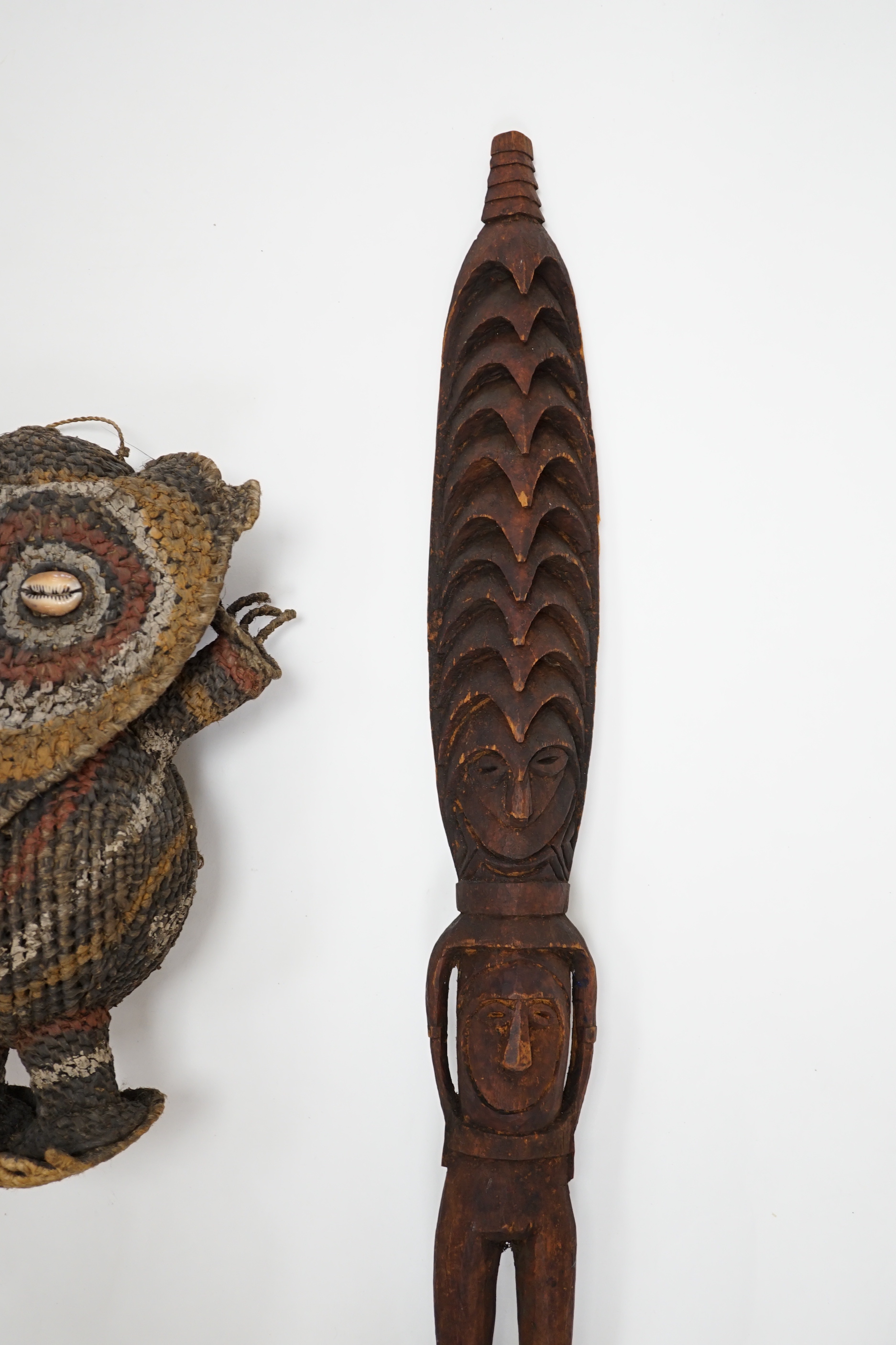 Two Papua New Guinea figures